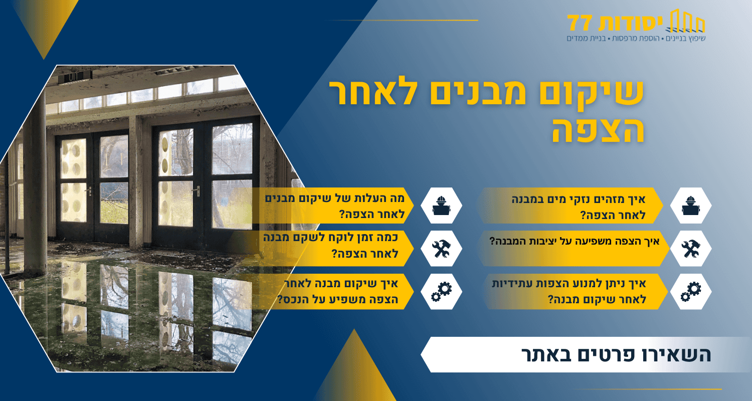 שיקום מבנה לאחר הצפות