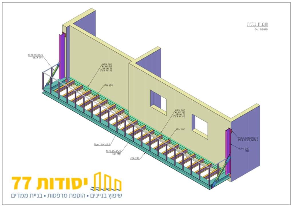 תוכנית כללית למרפסת