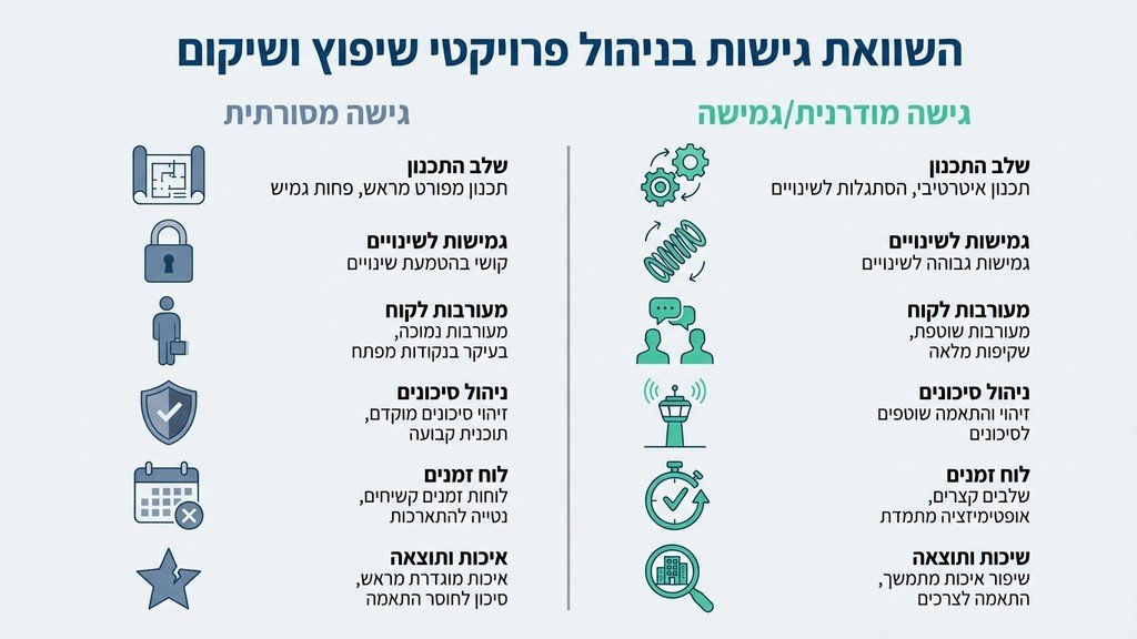 מהנדס בניין בוחן תוכניות שיקום באתר בנייה